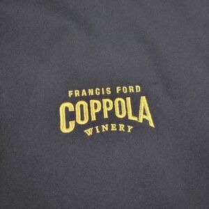 Port Authority Vest Mens 2XL Francis Ford Coppola Winery Softshell Zip Black